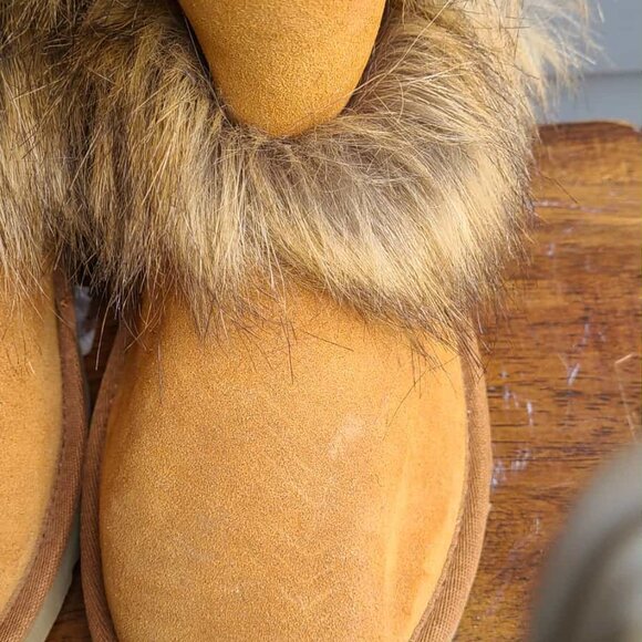 UGG Australis Foxy Suede Shearling UGG Boots size 8 - Picture 10 of 15